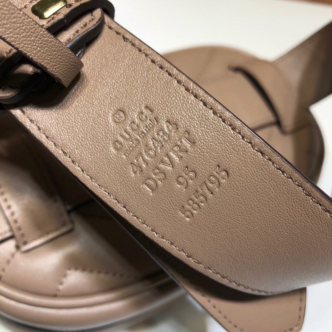 Replica Gucci Marmont Matelasse Leather Belt Bag 476434