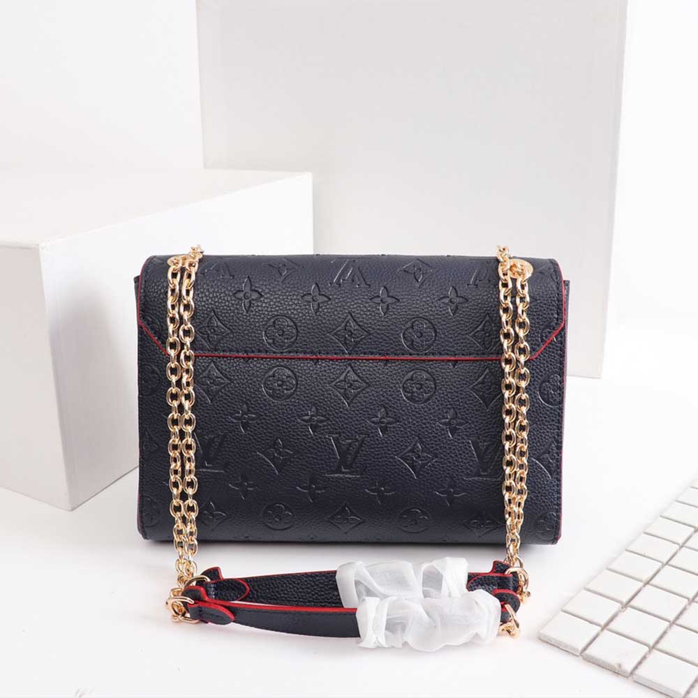 Replica Louis Vuitton Embossed Vavin Pm M43931 Black/Red/Navy