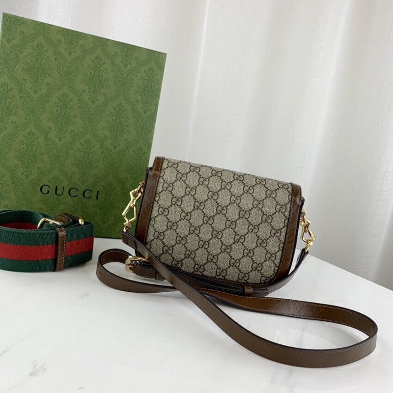 Replica Gucci Horsebit 1955 Mini Bag In Gg Supreme 658574