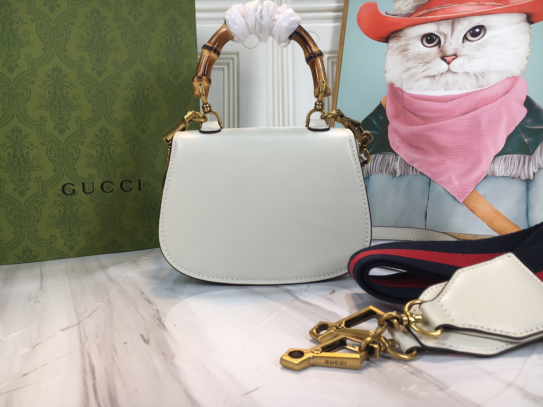 Replica Gucci Double G Bamboo 1947 Mini Top Handle Bag