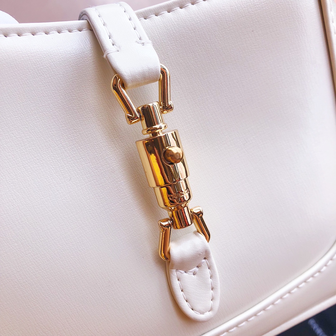 Replica Gucci Jackie 1961 Mini Shoulder Bag 637092 Black/White/Red