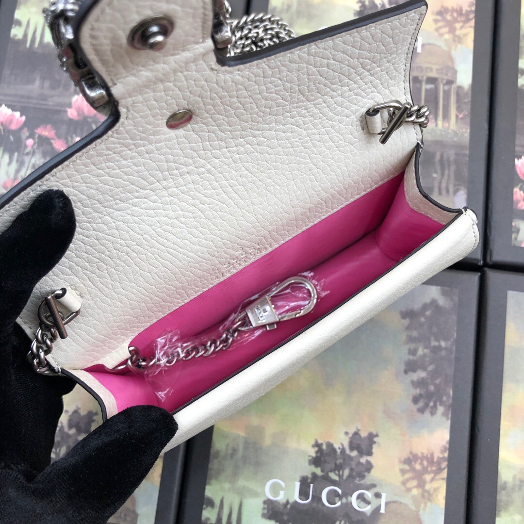 Replica Gucci Aaa-Dionysus Leather Super Mini Bag