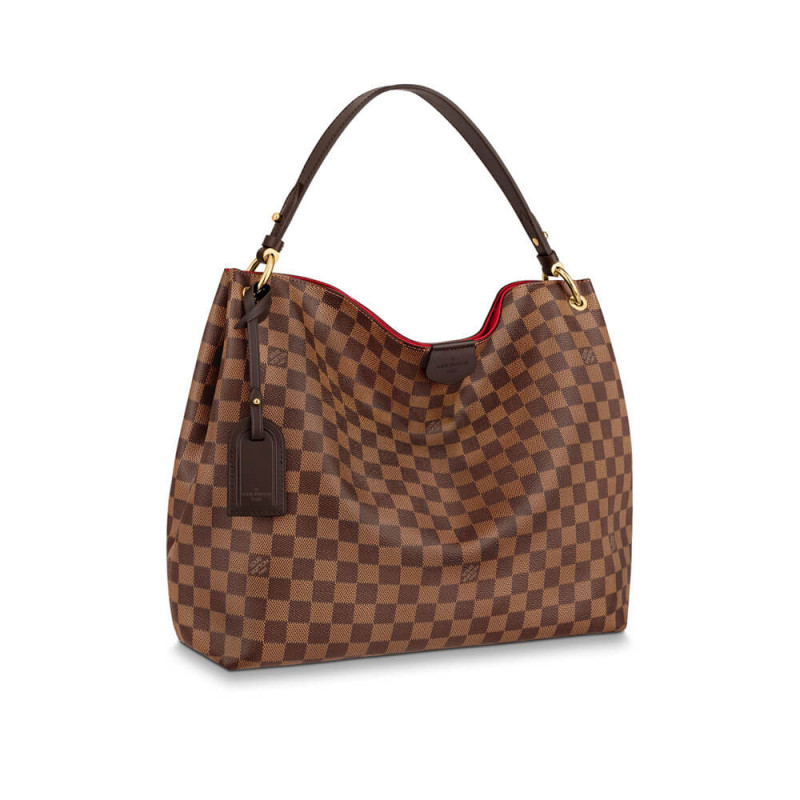 Replica Louis Vuitton Damier Ebene Canvas Graceful Mm N44045