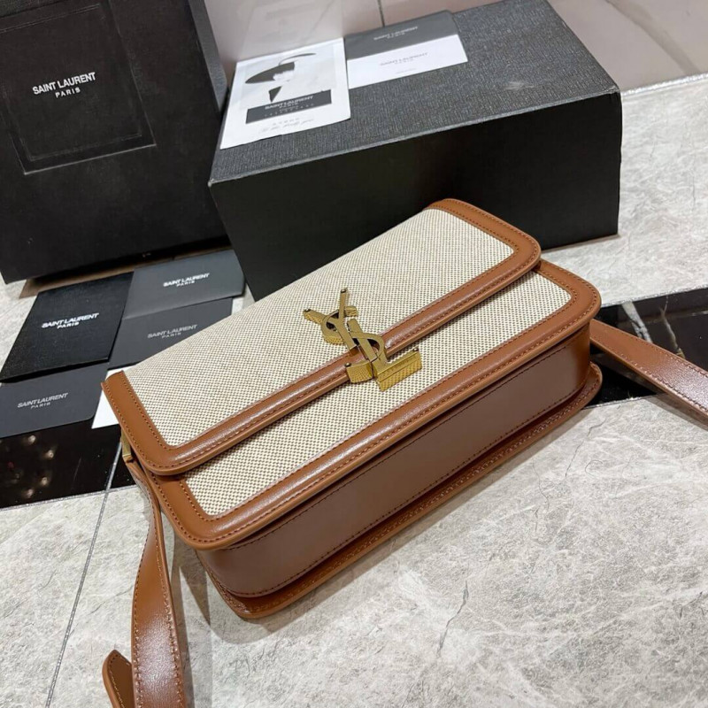 Replica Saint Laurent Ysl Solferino Medium Canvas Crossbody Bag 634305