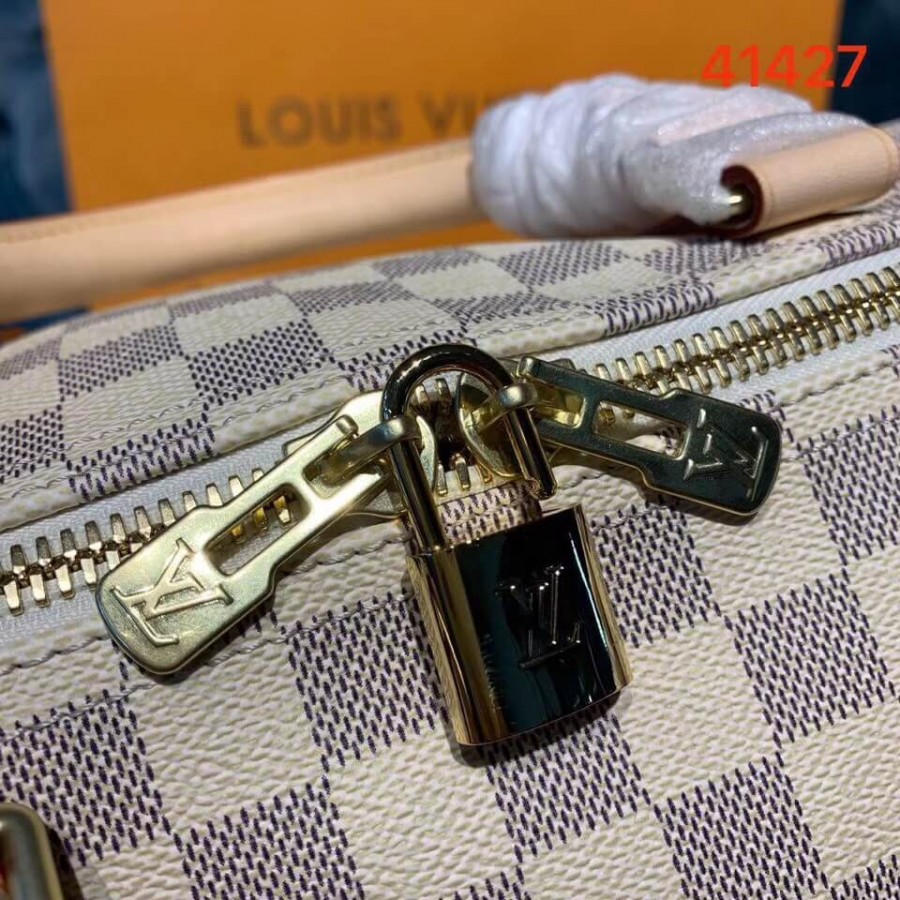 Replica Louis Vuitton Damier Azur Keepall Bandouliere 50 N41427