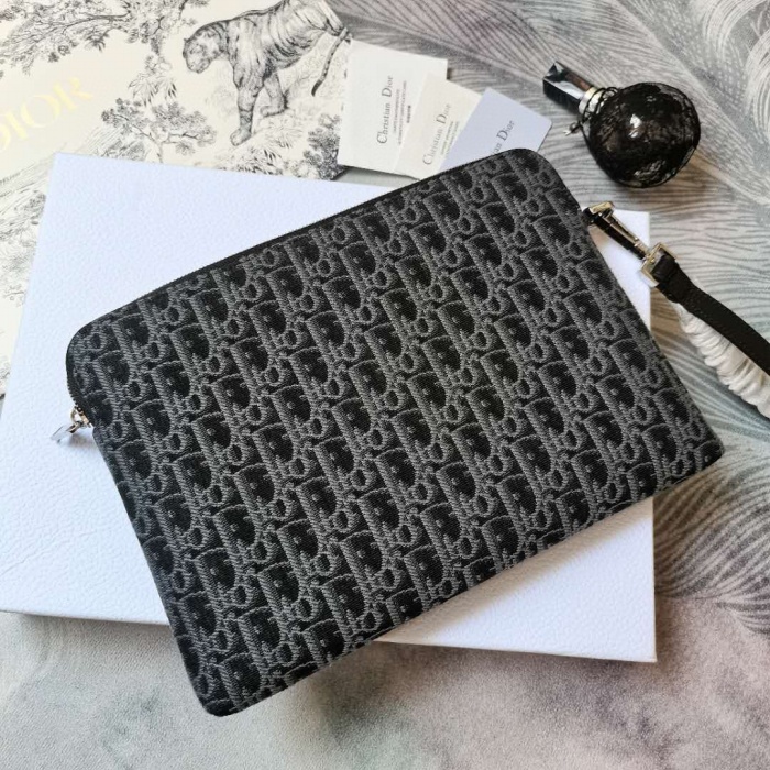 Replica Dior Oblique Jacquard Pouch
