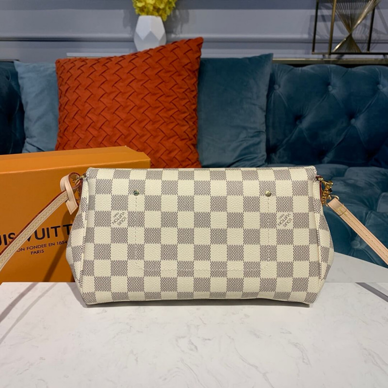 Replica Louis Vuitton Damier Azur Canvas Favorite Mm N41275
