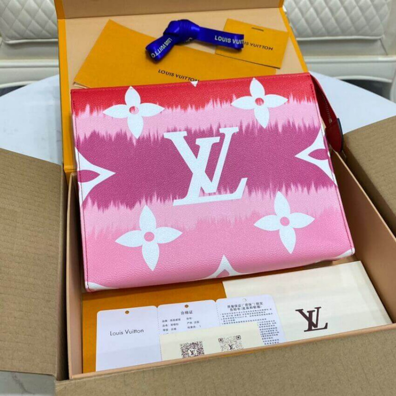 Replica Louis Vuitton Lv Escale Toiletry Pouch 26 M69138 Red