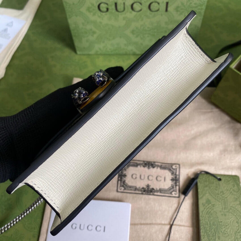Replica Gucci Dionysus Super Mini Bag 476432 Orange White Leather