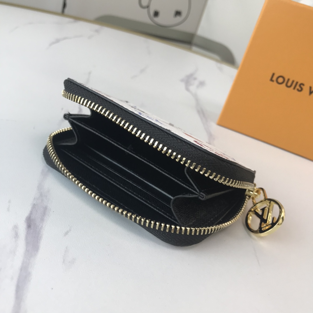 Replica Louis Vuitton Game On Zippy Coin Purse M80305 Black/White