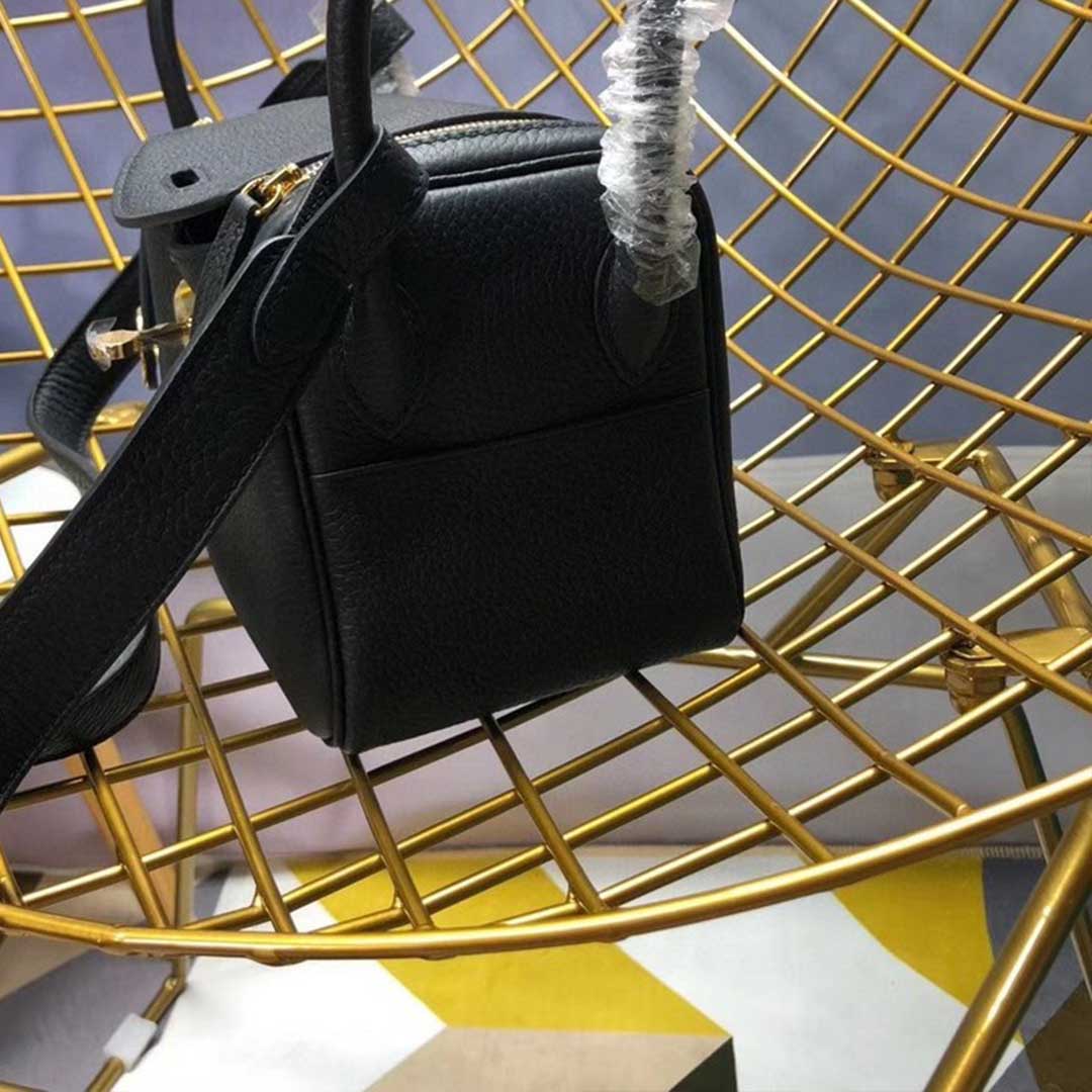 Replica Hermes Aaa-Lindy Mini Bag H079086Ck37 Black/Red/Grey