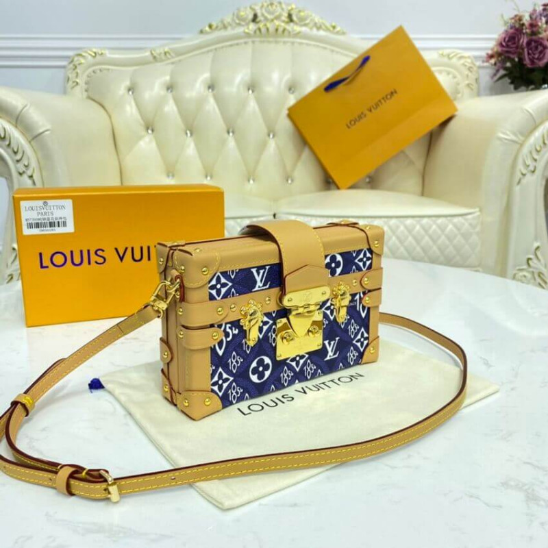 Replica Louis Vuitton Since 1854 Petite Malle M57212 Blue