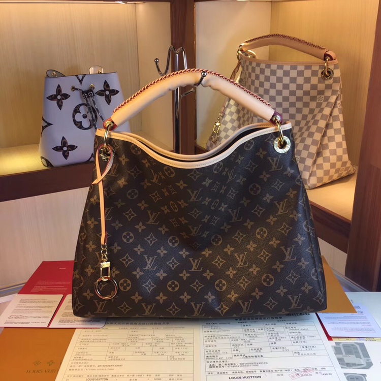 Replica Louis Vuitton Artsy Mm M44869 White/Brown