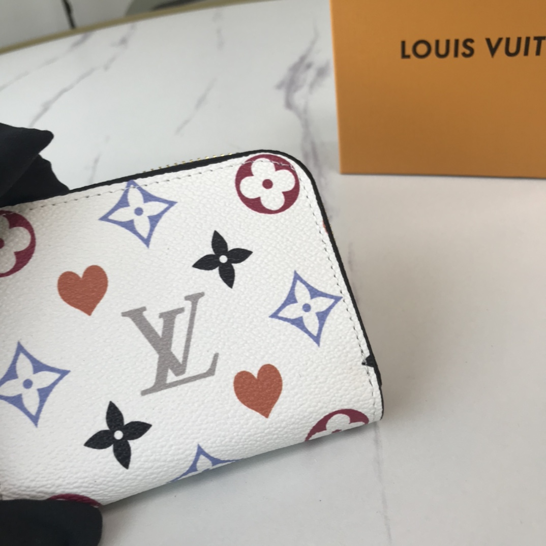 Replica Louis Vuitton Game On Zippy Coin Purse M80305 Black/White