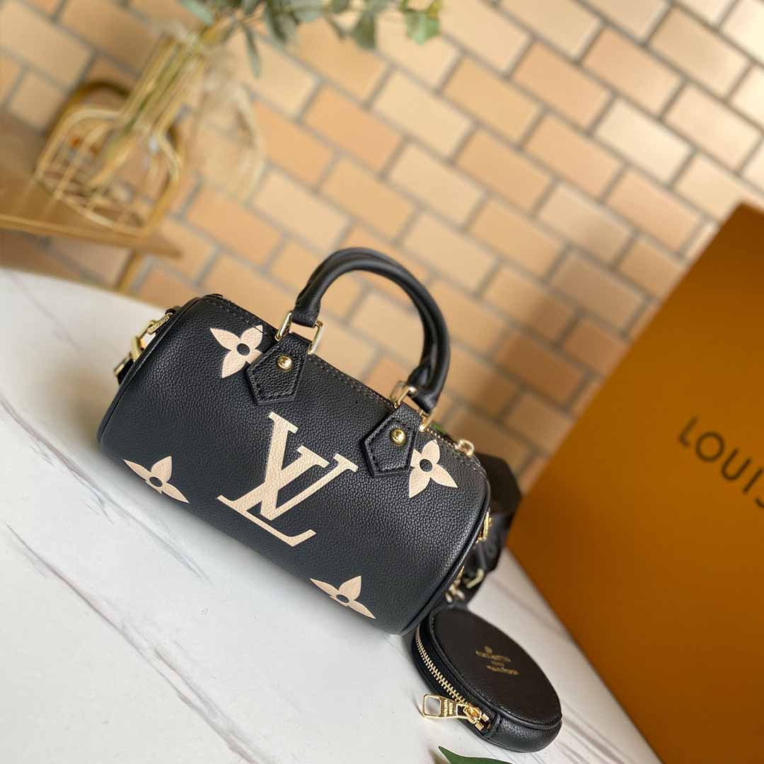 Replica Louis Vuitton Papillon Bb M45707 Pink/Yellow/Black/Blue
