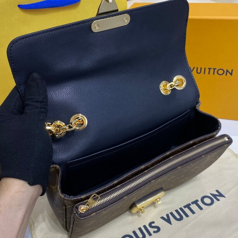 Replica Louis Vuitton Monogram Leather Marceau Should Bag M46126 M46127