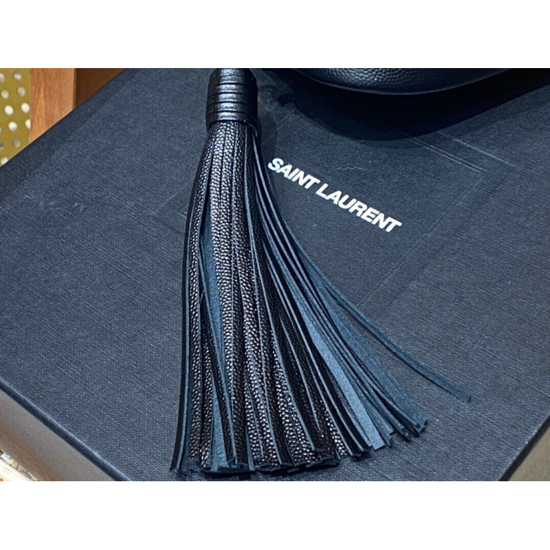 Replica Ysl Saint Laurent Lou Mini Camera Bag 585040 In Grain Leather Black