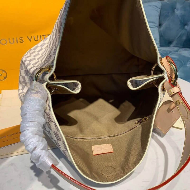 Replica Louis Vuitton Damier Azur Canvas Graceful Mm N42232