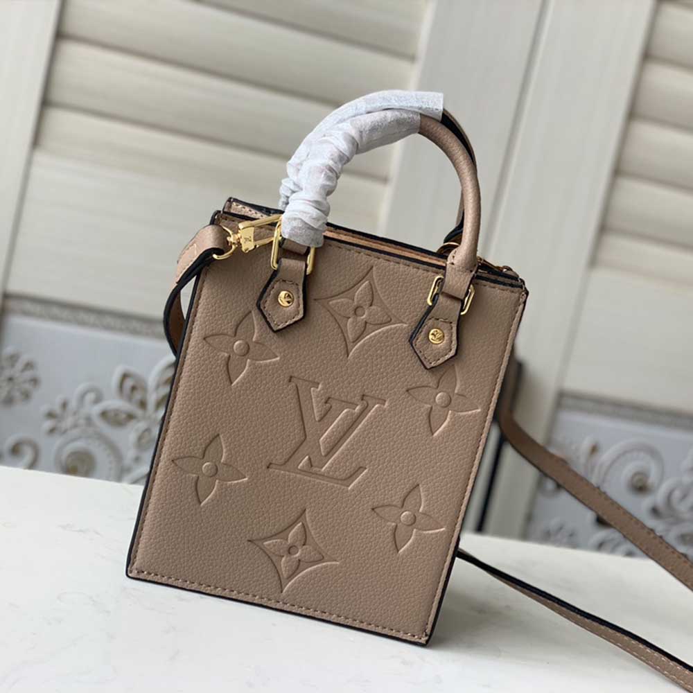 Replica Louis Vuitton Petit Sac Plat M80478 Black/White/Beige