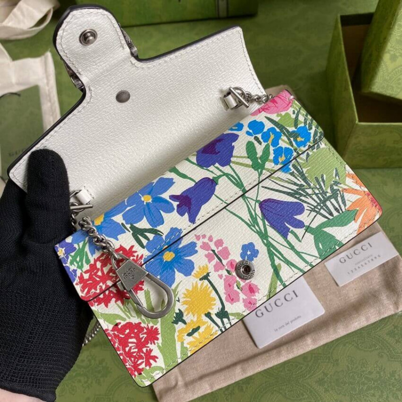 Replica Gucci Dionysus Ken Scott Print Super Mini Bag 476432 Ivory
