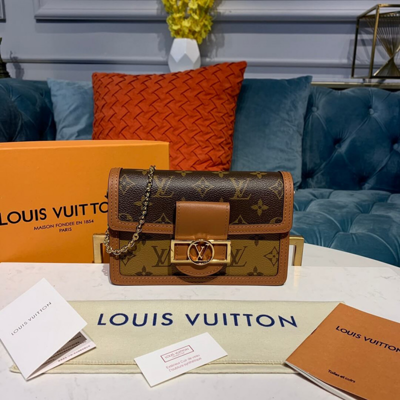 Replica Louis Vuitton Dauphine Chain Wallet M68746