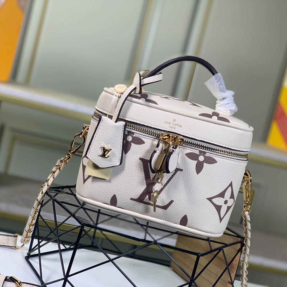 Replica Louis Vuitton Vanity Pm M45599 Cream/Black/Grey