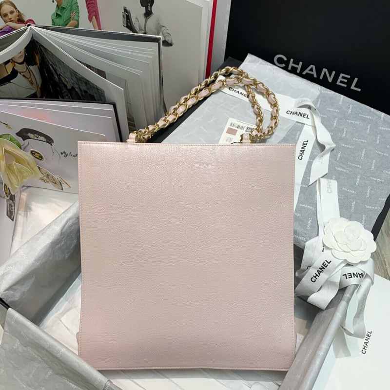 Replica Chanel Shiny Aged Calfskin Shopping Bag As1945