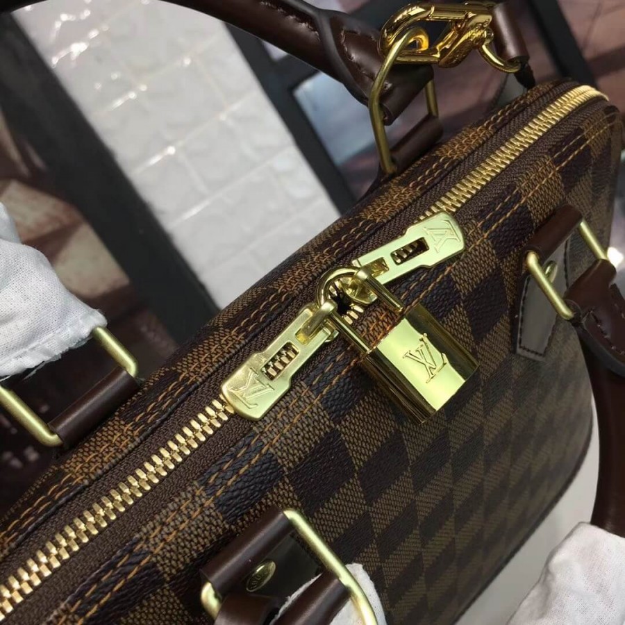 Replica Louis Vuitton Damier Ebene Canvas Alma Pm N53151