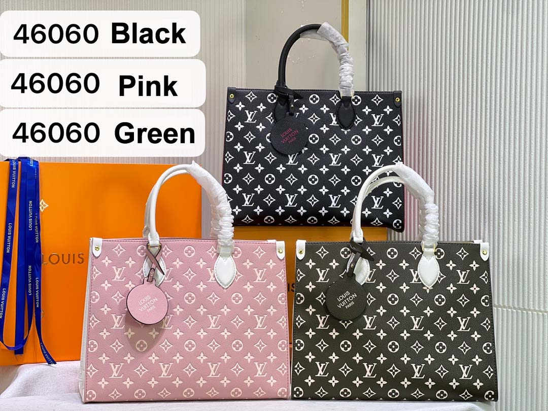 Replica Louis Vuitton Monogram A4 Leather Onthego Totes