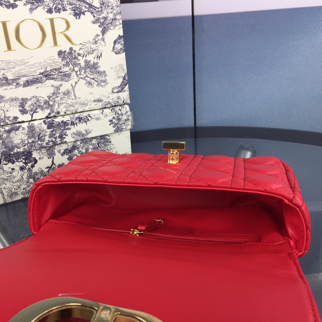 Replica Dior Small Dr Caro Bag Black/Beige