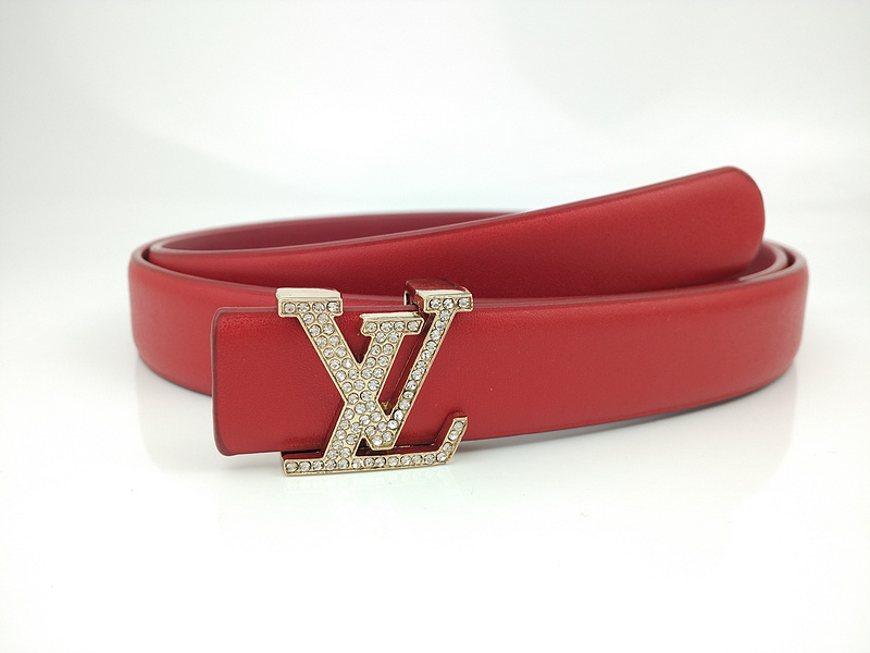 Replica Louis Vuitton Belt L191-75 25Mm Red