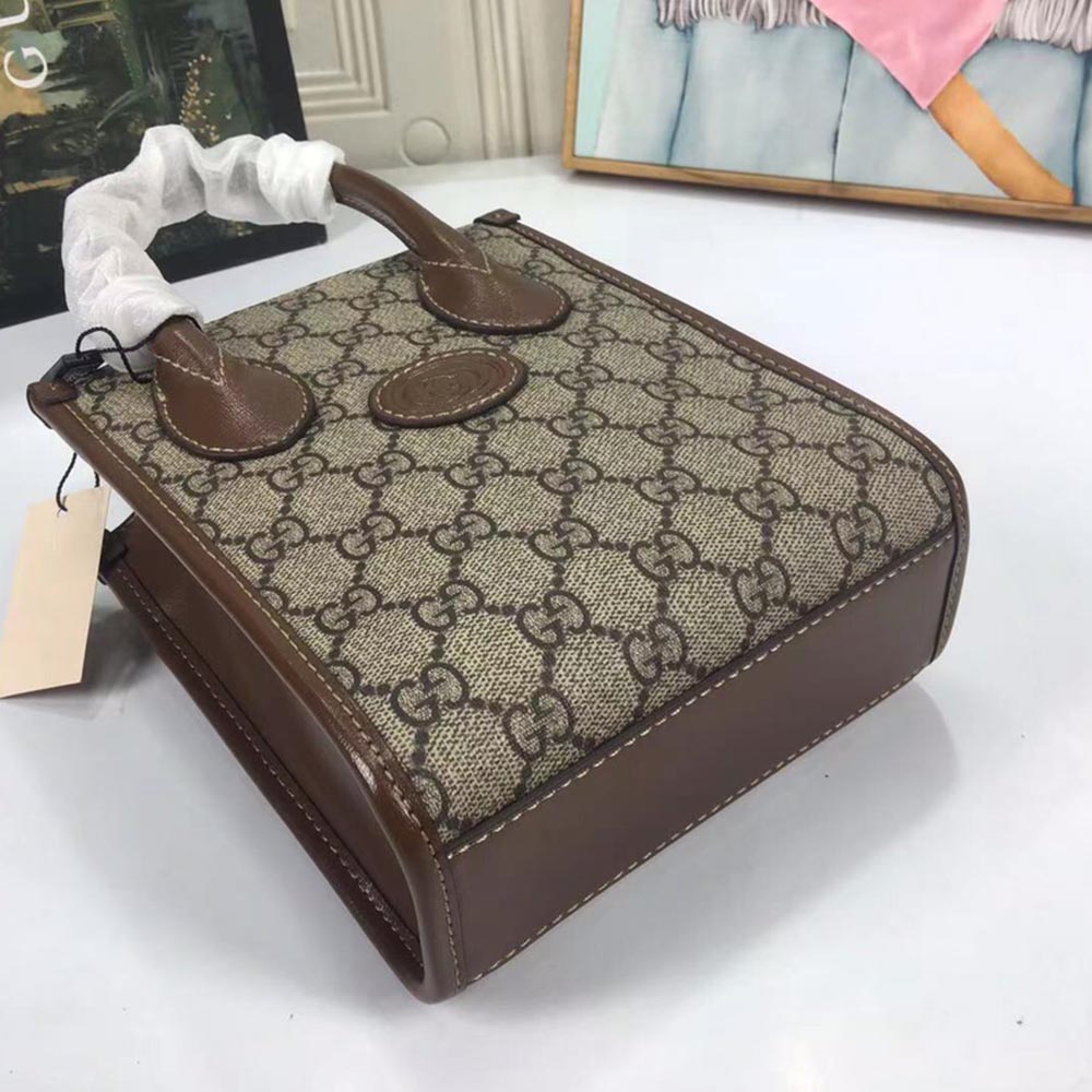 Replica Gucci Mini Tote Bag With Interlocking G 671623