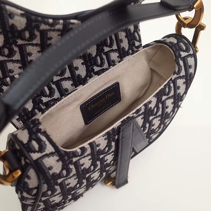 Replica Dior Mini Oblique Saddle Bag