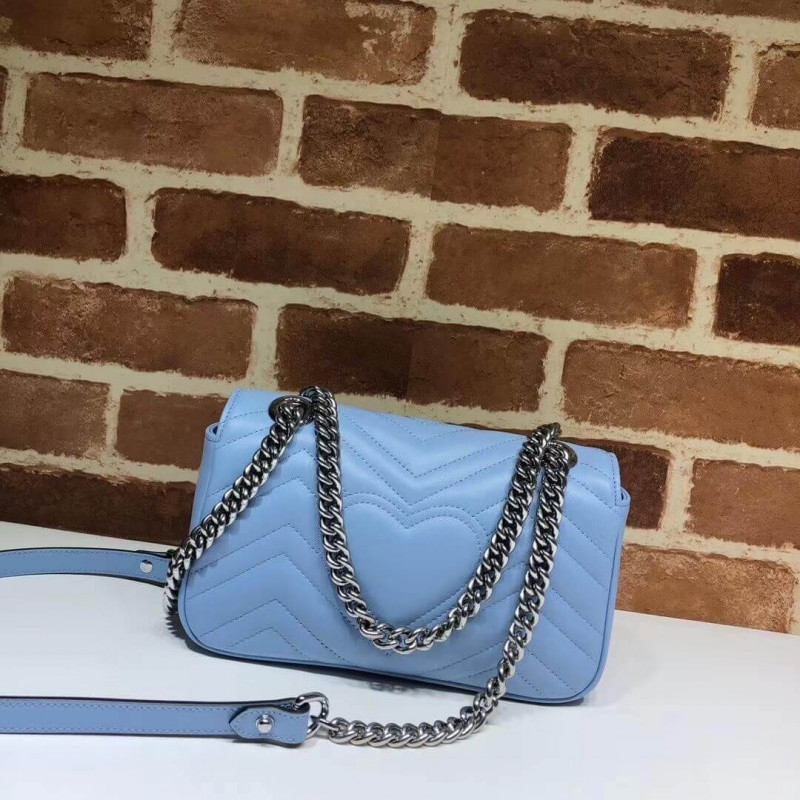 Replica Gucci Gg Marmont Matelasse Chevron Leather Mini Bag 446744