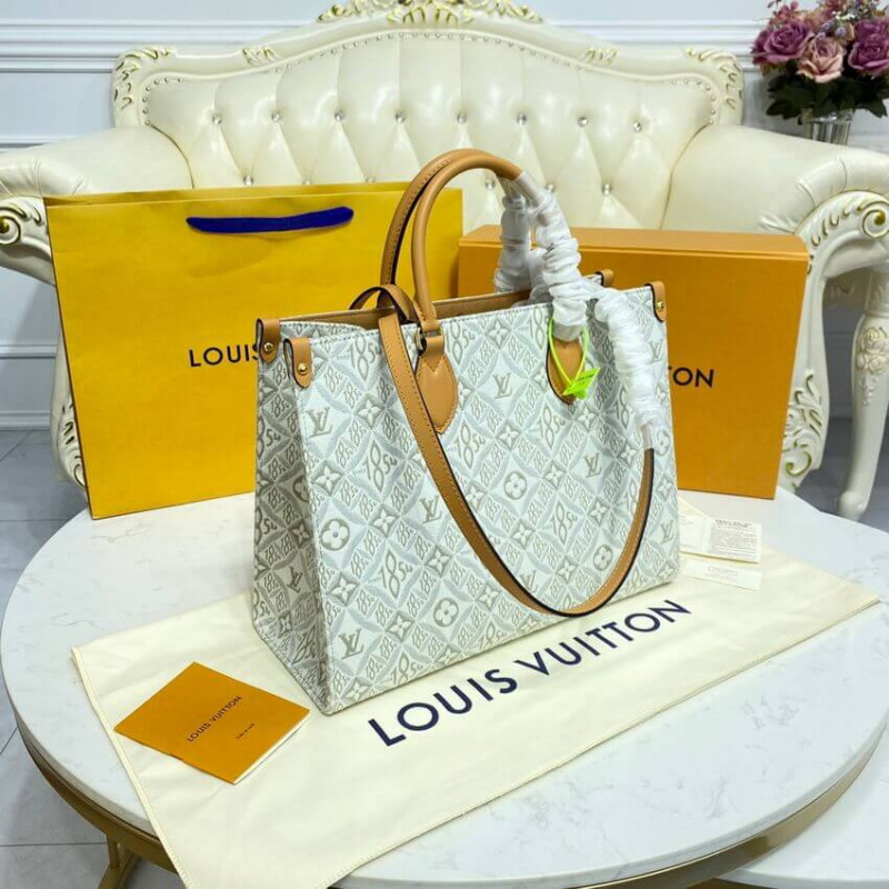 Replica Louis Vuitton Since 1854 Jacquard Textile Onthego Mm M59614