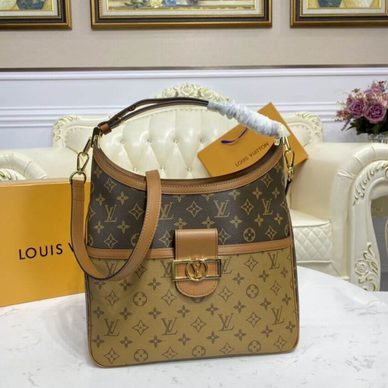 Replica Louis Vuitton Hobo Dauphine Mm M45195