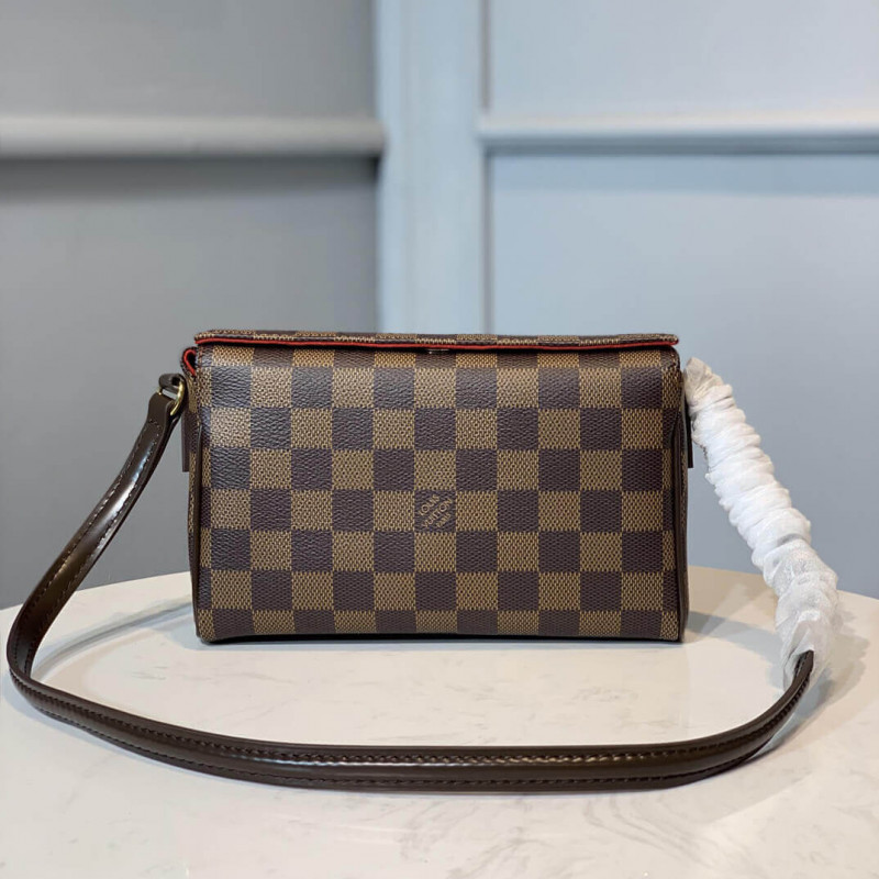 Replica Louis Vuitton Damier Ebene Canvas Recital Shoulder Bag N41966