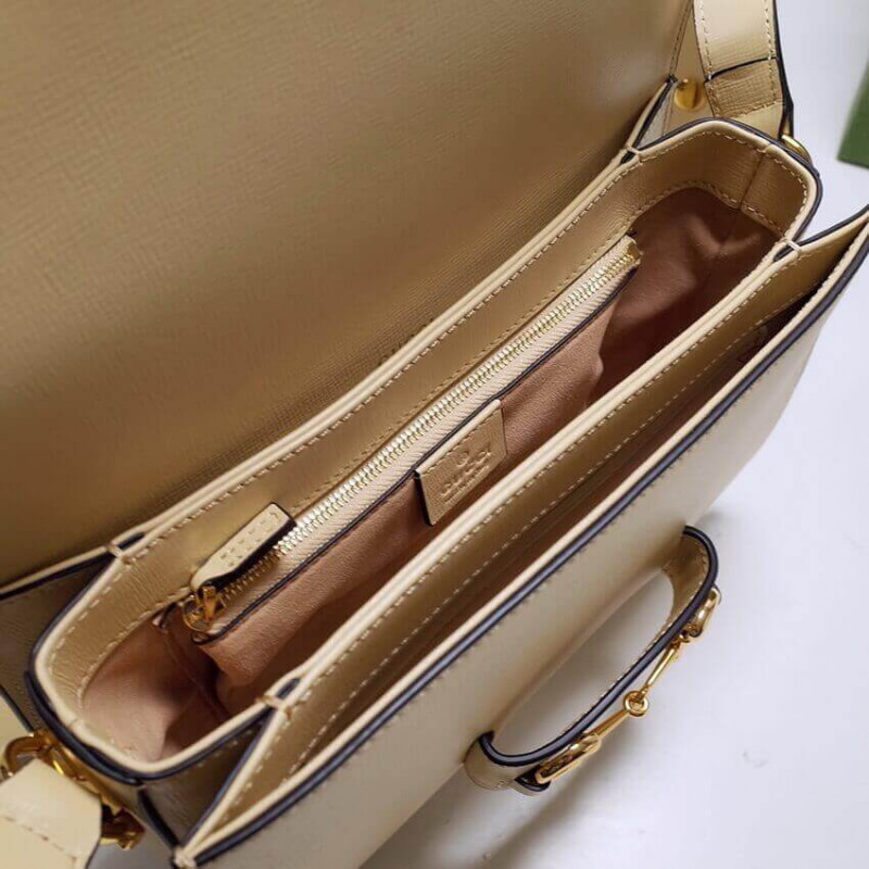 Replica Gucci 1955 Horsebit Leather Shoulder Bag 602204