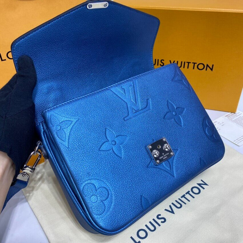Replica Louis Vuitton Pochette Metis M59211 Navy Nacre
