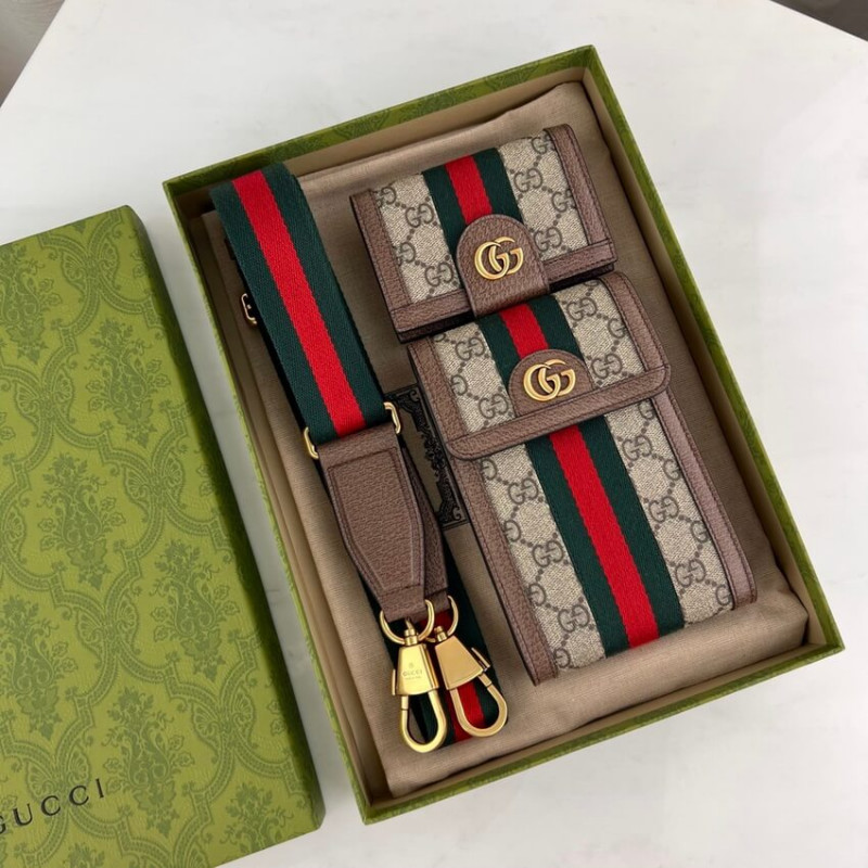 Replica Gucci Ophidia Mini Bag And Detachable Wallet 699173