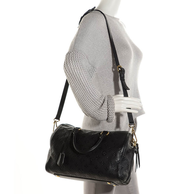 Replica Louis Vuitton Monogram Empreinte Speedy Bandouliere 30 M42406