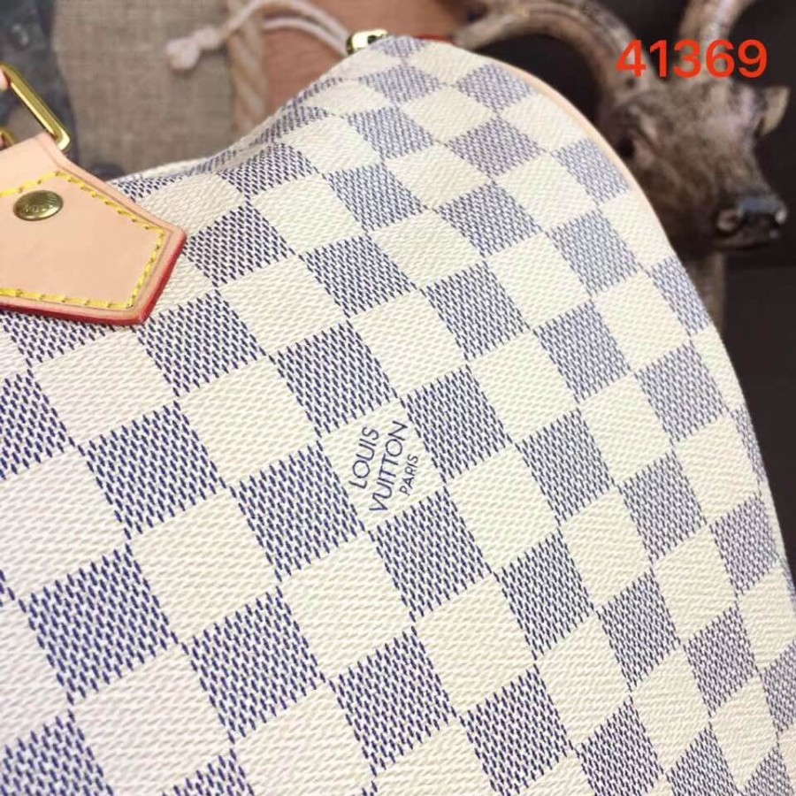 Replica Louis Vuitton Damier Azur Canvas Speedy 35 N41369