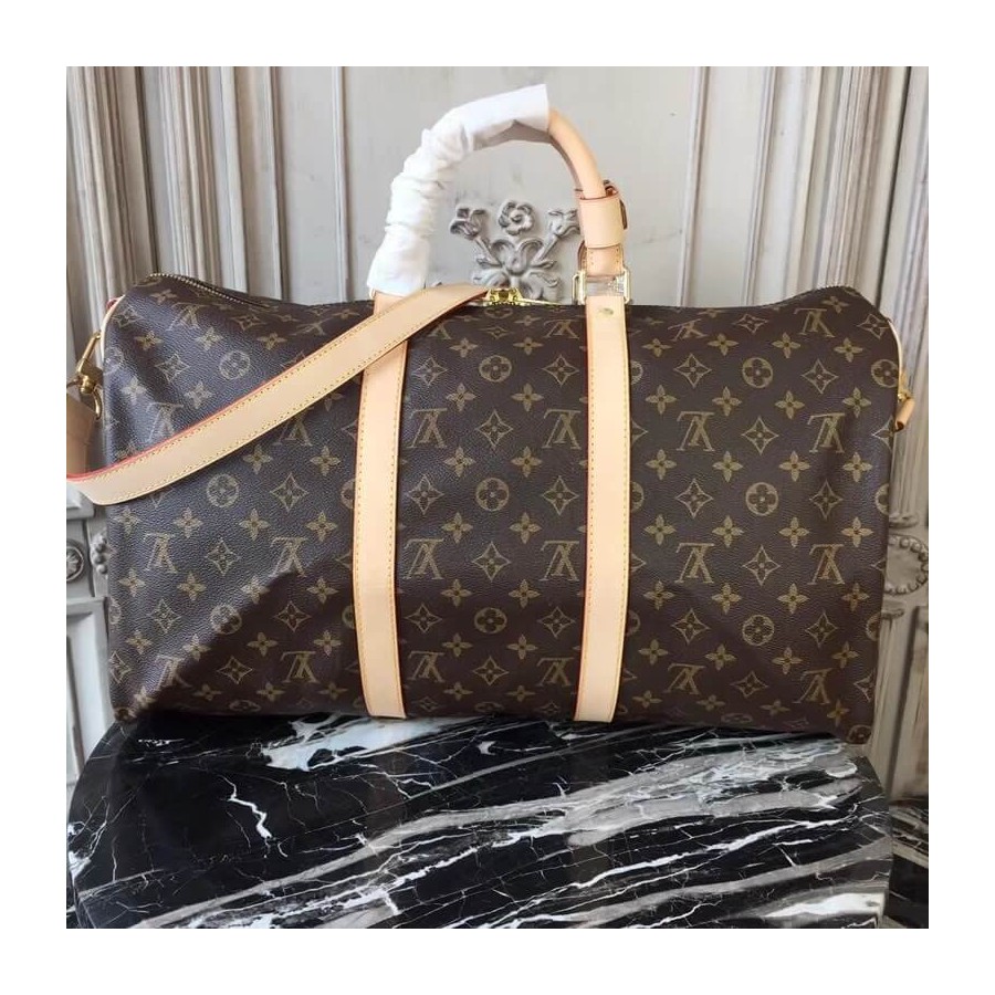 Replica Louis Vuitton Monogram Canvas Keepall Bandouliere 50 M41416