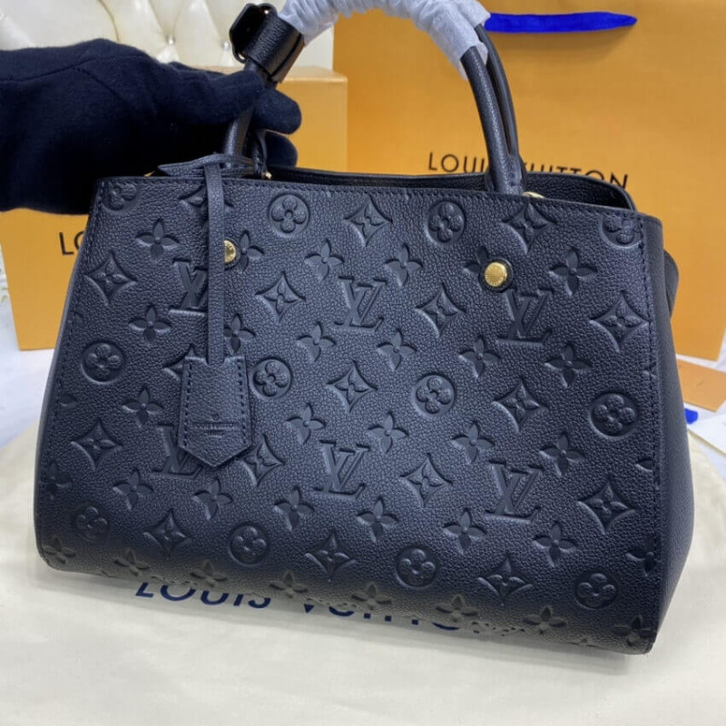 Replica Louis Vuitton Monogram Empreinte Leather Montaigne Mm M41048