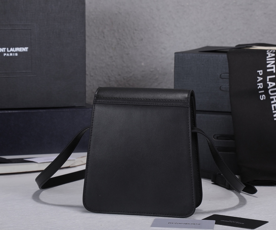 Replica Ysl Kaia North/South Satchel In Vegetable- Black/Beige