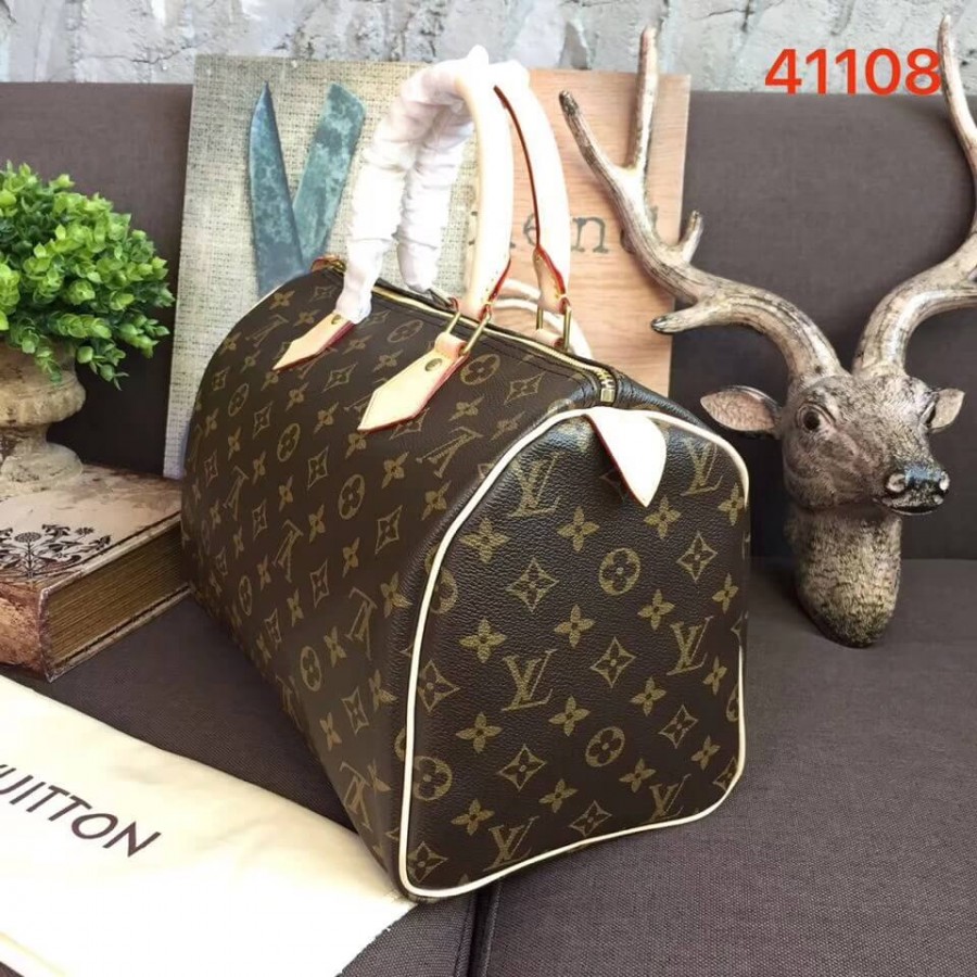 Replica Louis Vuitton Monogram Canvas Speedy 30 M41108