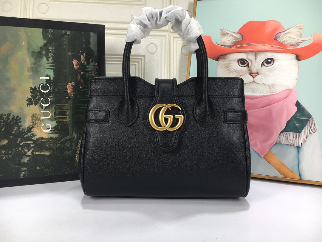 Replica Gucci Small Top Handle Bag With Double G
