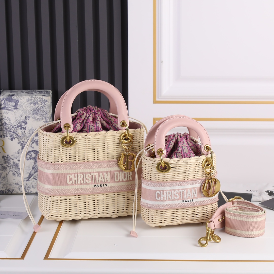 Replica Dior Lady D Bag-Pink
