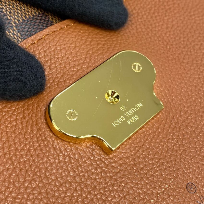 Replica Louis Vuitton Damier Ebene Canvas Vavin Pm N40110 Caramel