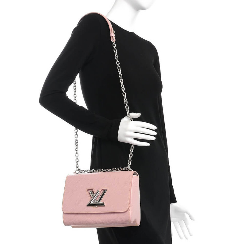 Replica Louis Vuitton Epi Leather Twist Mm M50282 Rose Ballerine
